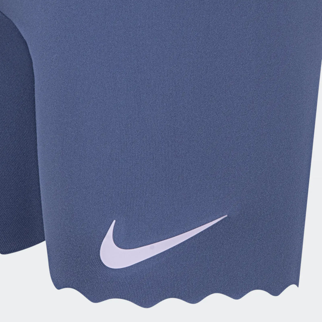 Nike Girls Swoosh Motion Bike Shorts - Blue