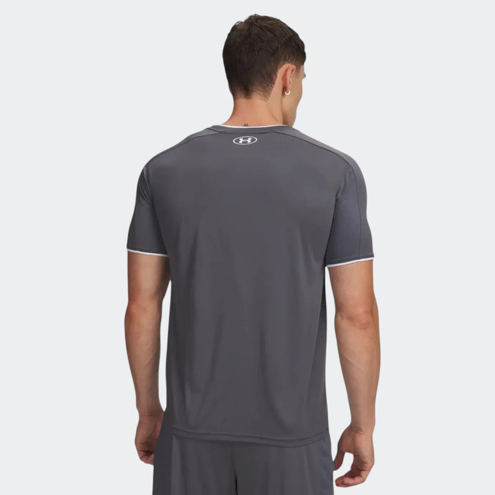 Ua M Challenger Train Ss Tee Grey T-Shirts