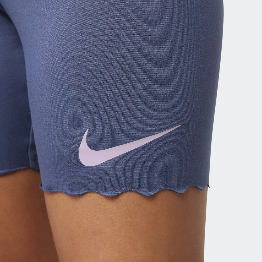 Nike Girls Swoosh Motion Bike Shorts - Blue