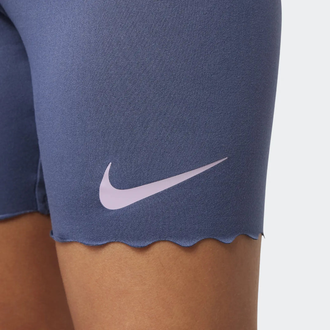 Nike Girls Swoosh Motion Bike Shorts - Blue