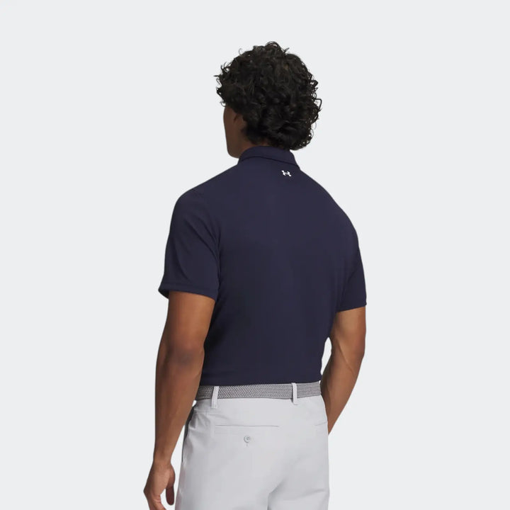 Ua T2G Pique Polo Blue Polo Shirts