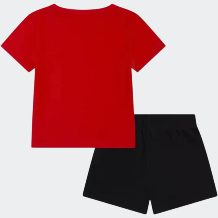 Nkn Club Lbr Knit Short Set Red Shorts