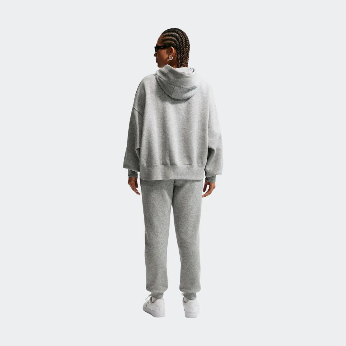 W Nsw Phnx Flc Mr Pant Std Grey Sweatpants
