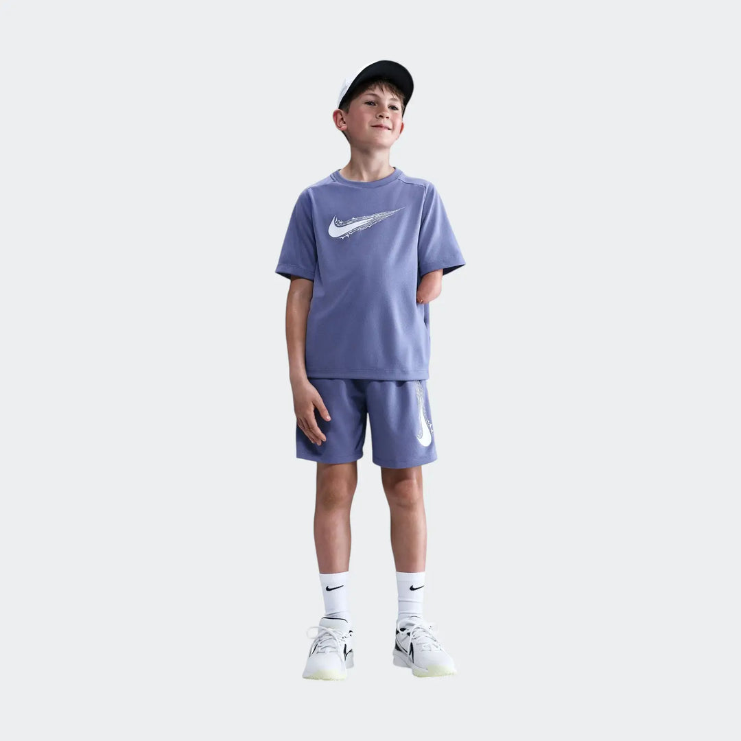B Nk Df Multi Short Hbr Blue Shorts