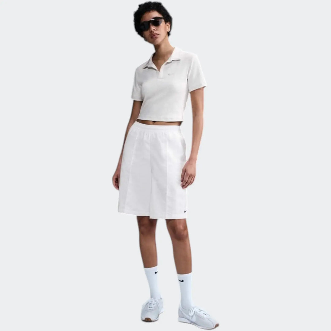W Nsw Essntl Ss Polo Crp Grey Polo Shirts
