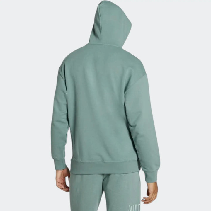 Wardrobe Ess Relaxed Hoodie Green Hoodies