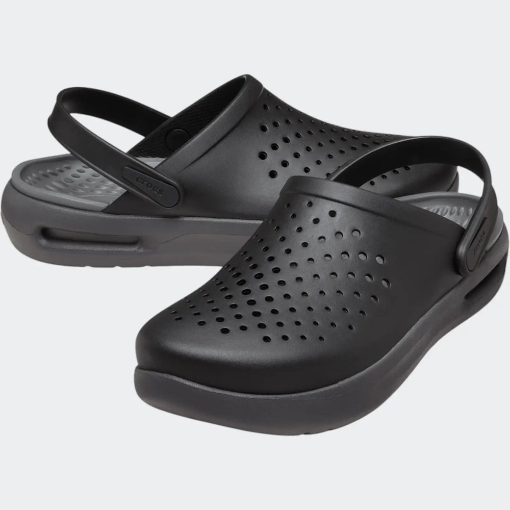 In Motion Black Clogs