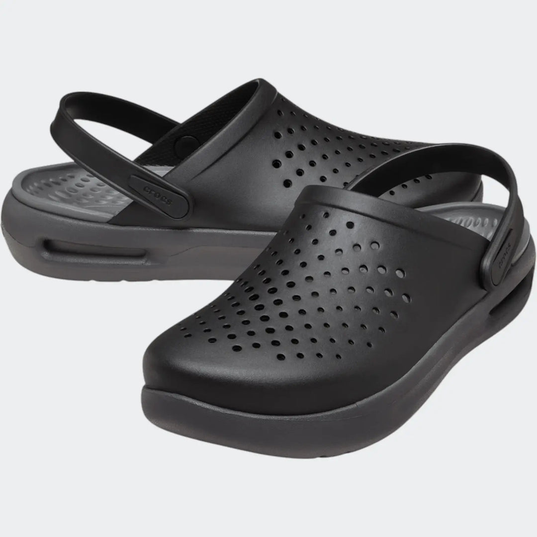 In Motion Black Clogs