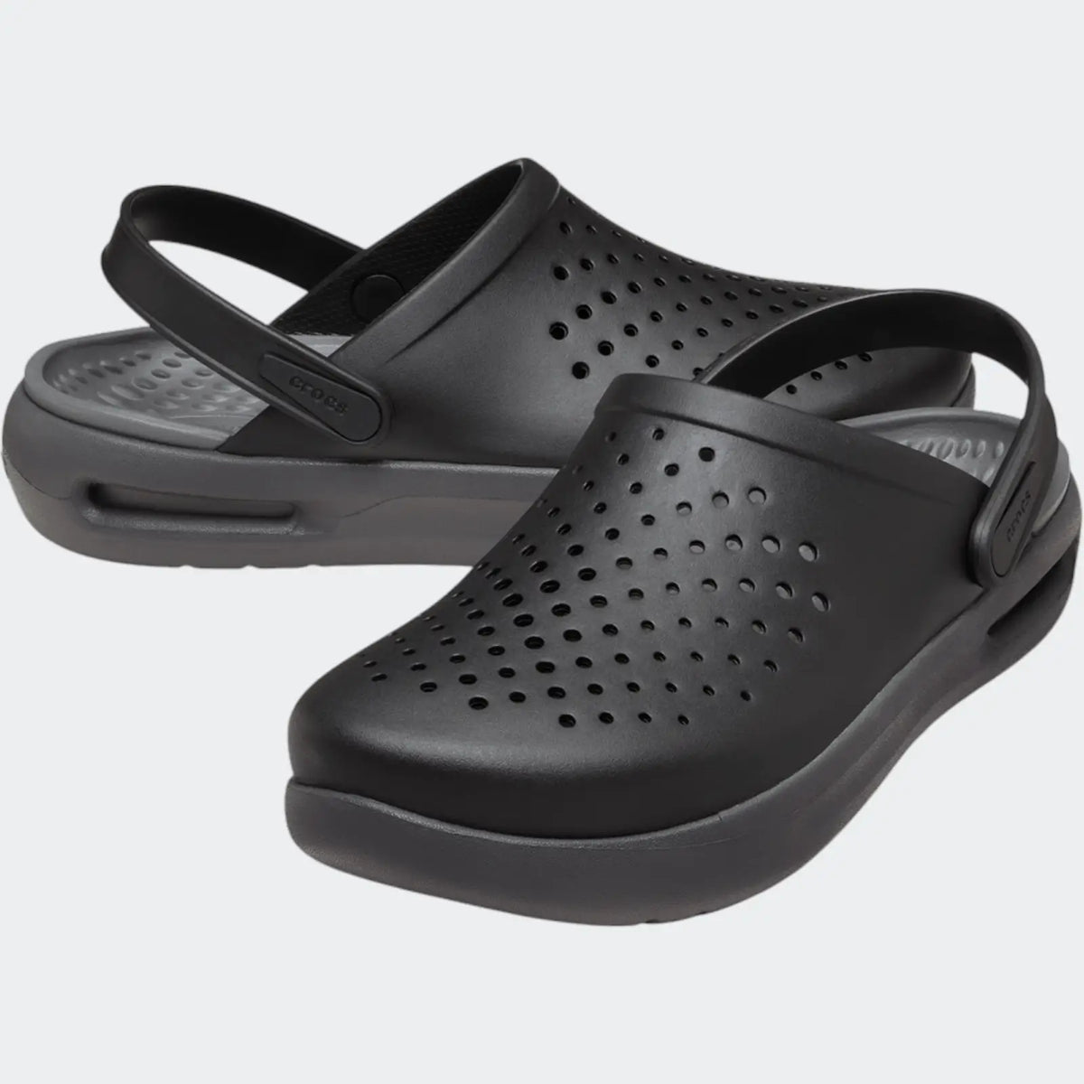 In Motion Black Clogs