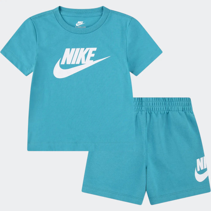 Nike Boys Club T-Shirt & Shorts Set - Blue