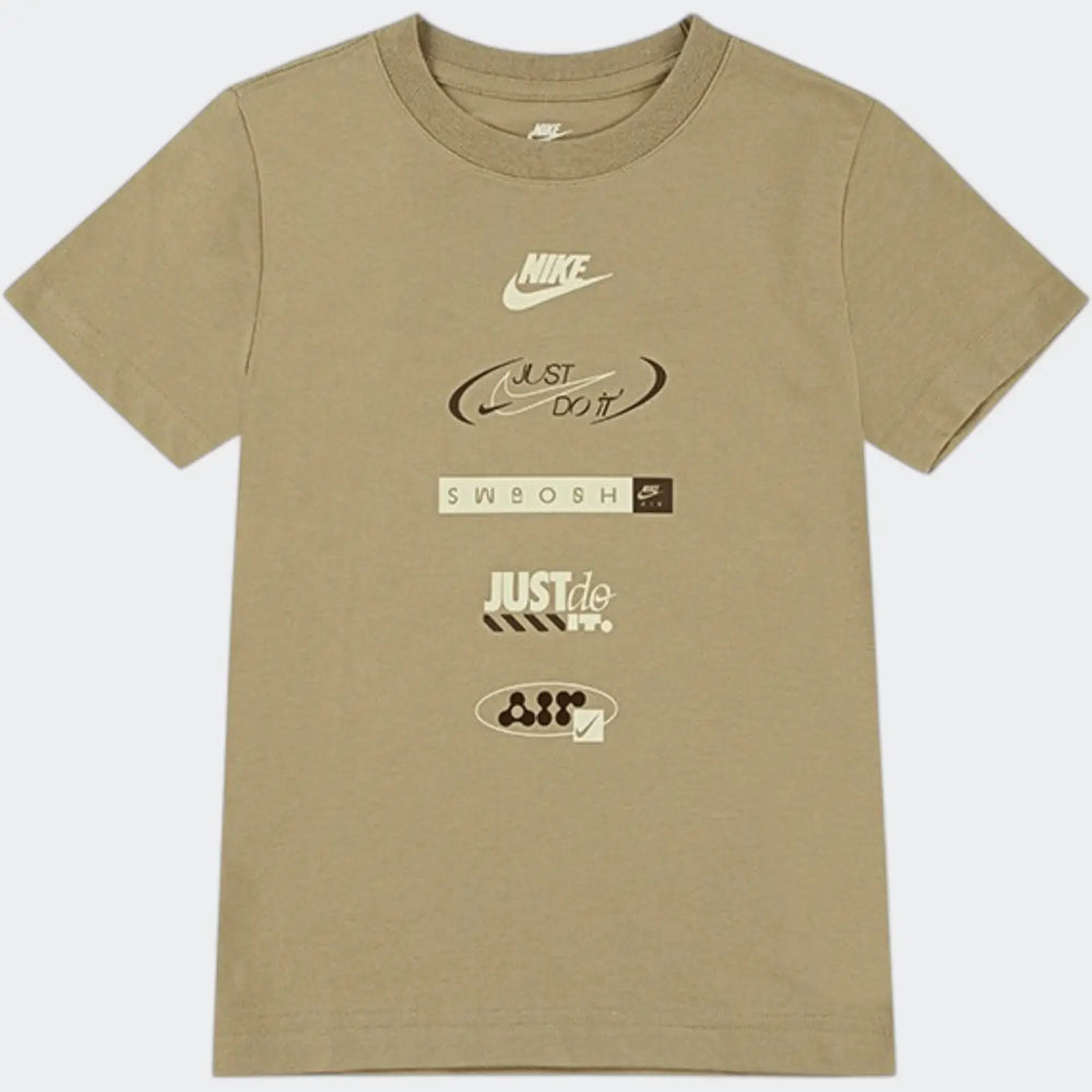 Nkb Nike Brandmark Stack Beige T-Shirts
