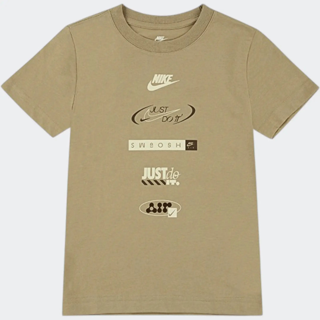 Nkb Nike Brandmark Stack Beige T-Shirts