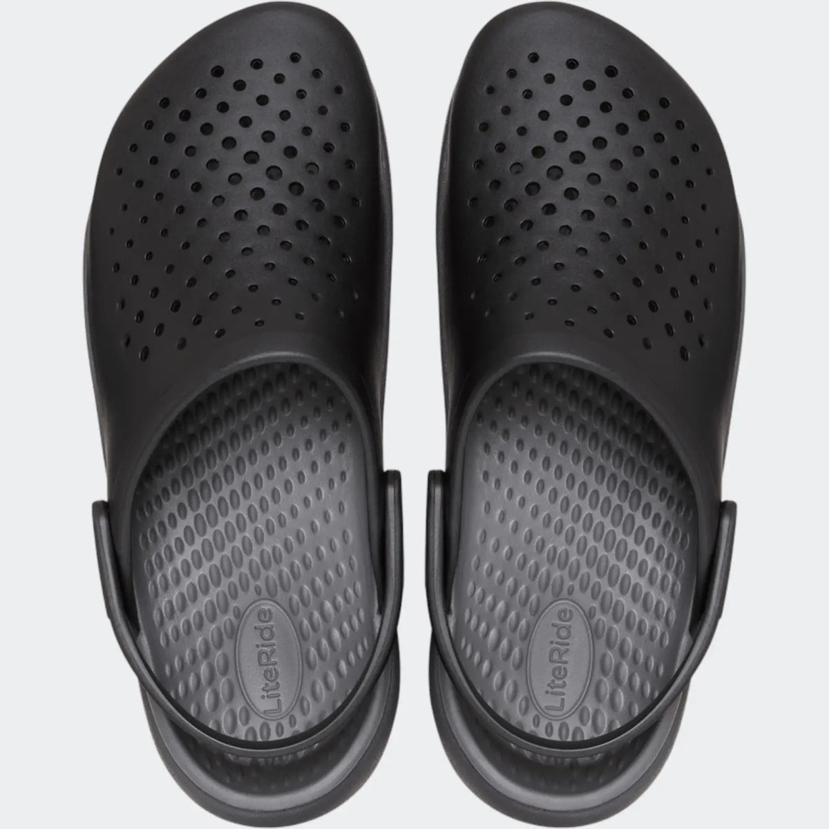 In Motion Black Clogs