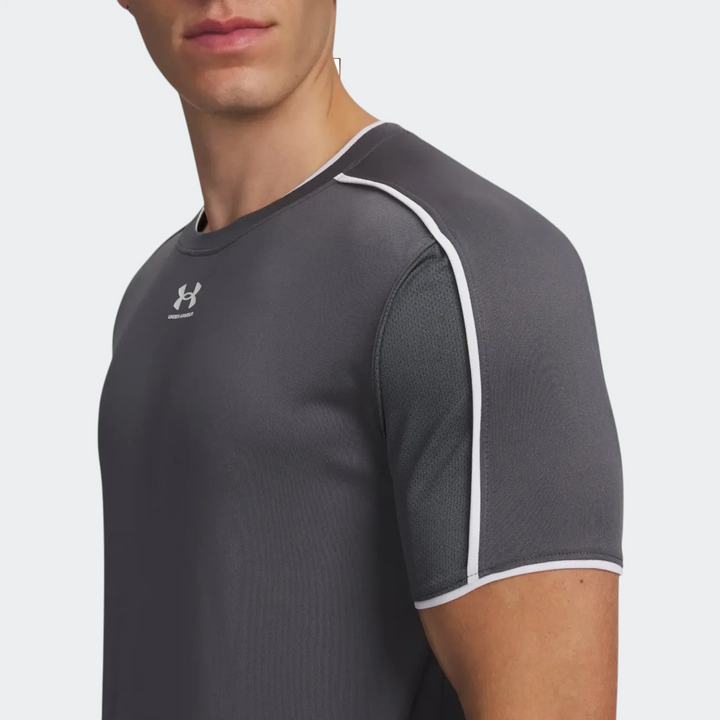 Ua M Challenger Train Ss Tee Grey T-Shirts