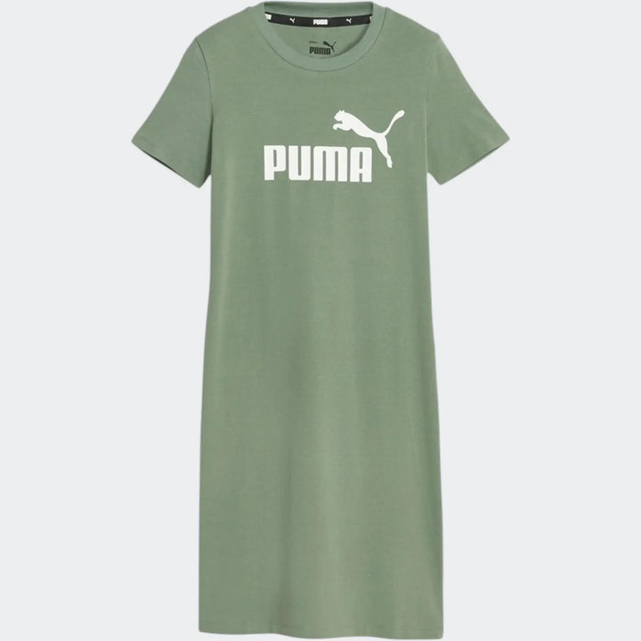 Ess Slim Tee Dress Green Dresses