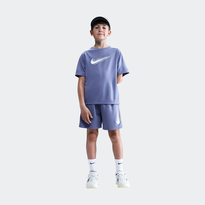 B Nk Df Multi Ss Top Hbr Blue Tops