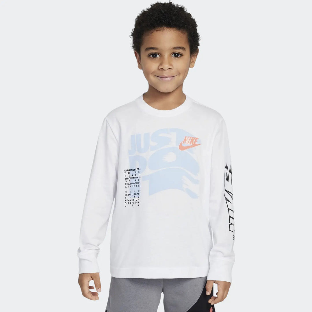 Nkb On The Move Ls Tee White T-Shirts