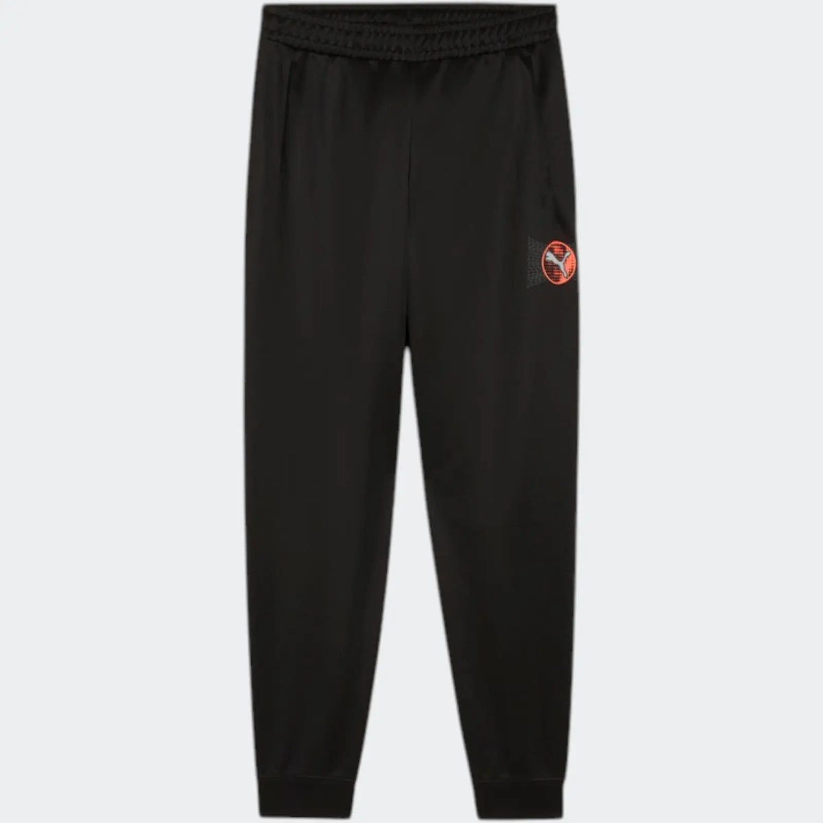 Active Sports Graphic Poly Pants Black Pants