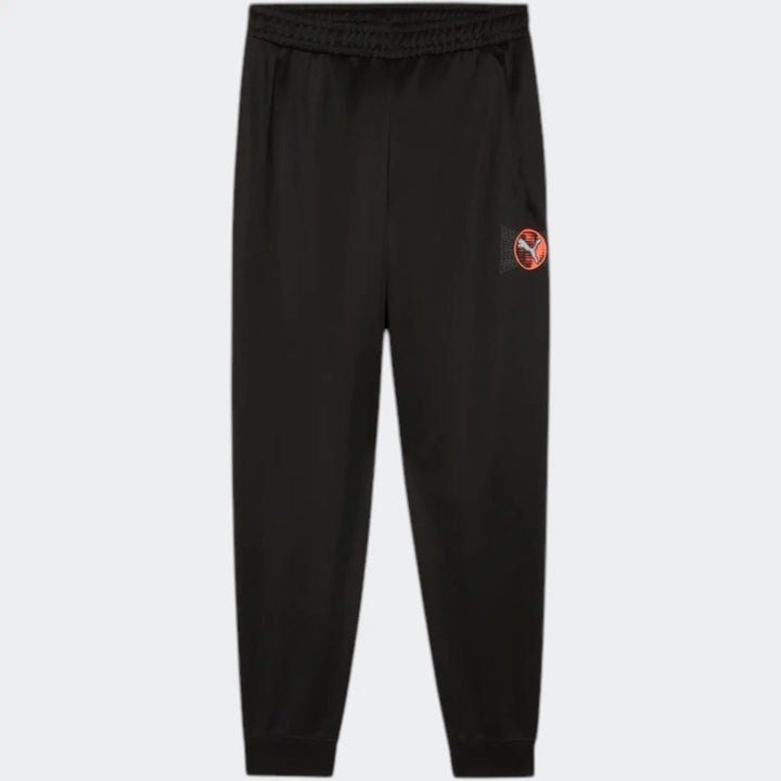 Active Sports Graphic Poly Pants Black Pants