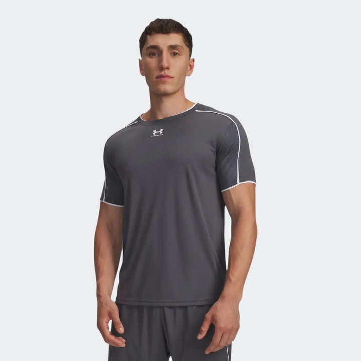 Ua M Challenger Train Ss Tee Grey T-Shirts