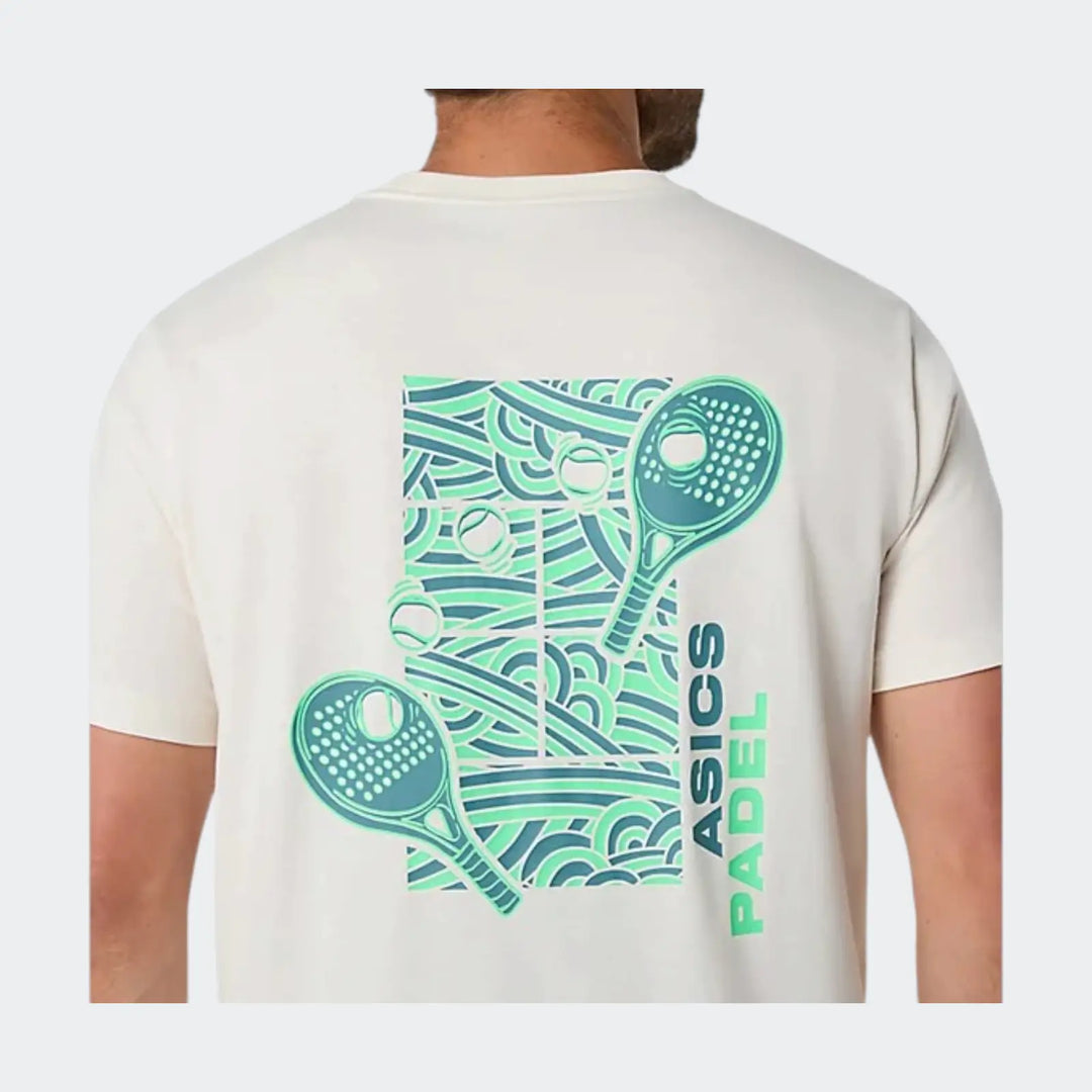 Padel Court Graphic Ss Top White T-Shirts