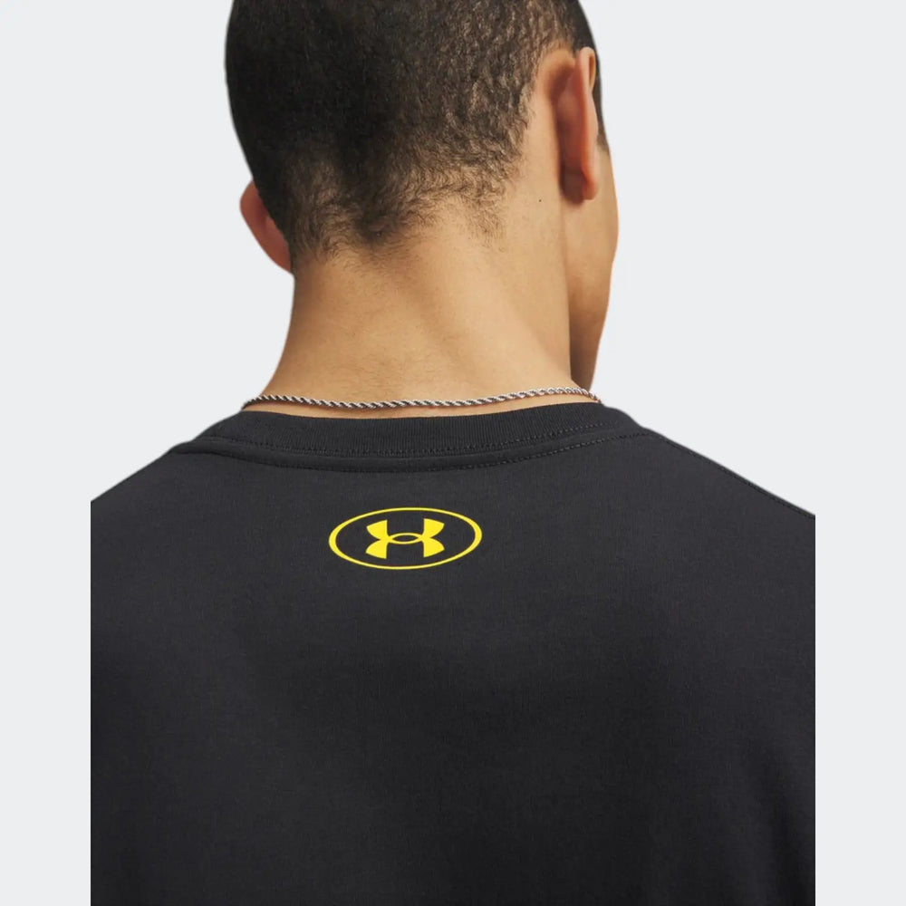 Ua M Varsity Crest Black T-Shirt