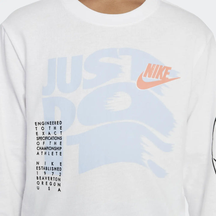 Nkb On The Move Ls Tee White T-Shirts