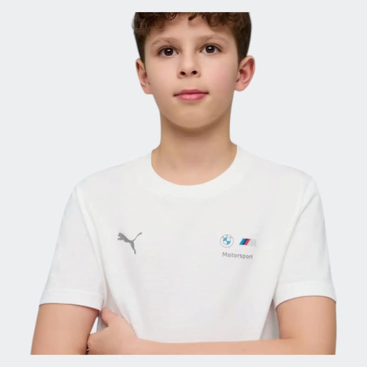Bmw Mms Kids Ess Logo Tee White T-Shirts