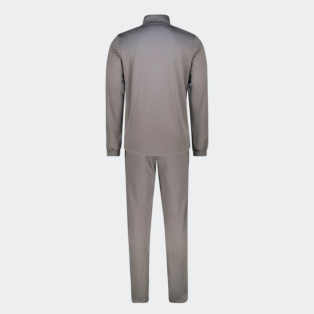 Kappa Kaizer Chiefs Salcito 2 Am tracksuit in grey, featuring a full back view of the jacket and matching pants.