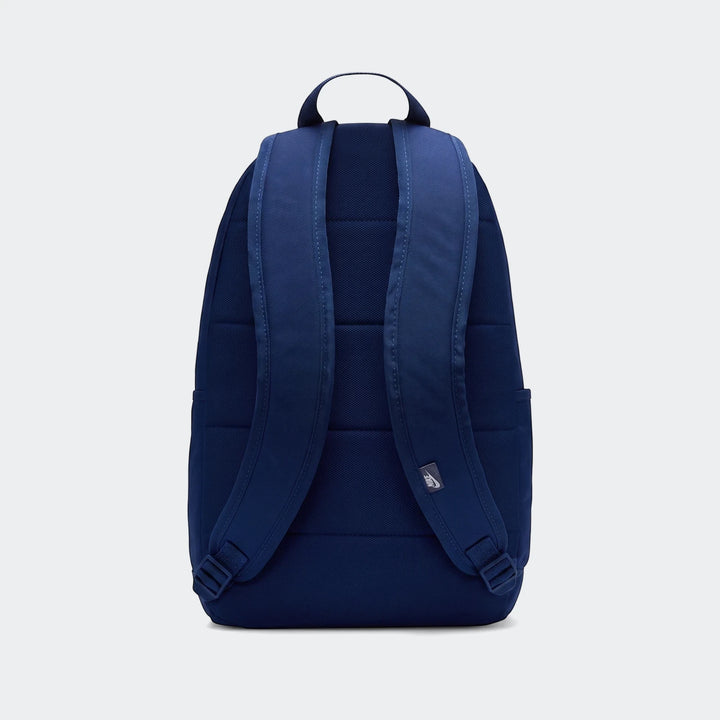 Dark blue Nike Elemental backpack, seen from the back, featuring padded shoulder straps and a top carry handle.