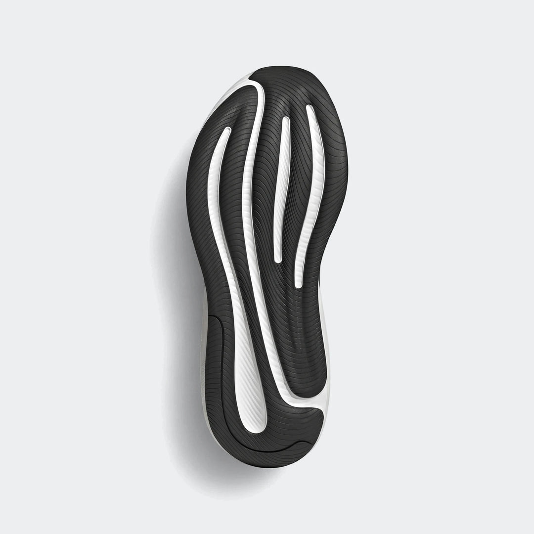 Response 2 Running Shoes sole, featuring a distinctive black and white wavy tread pattern, viewed from the bottom.