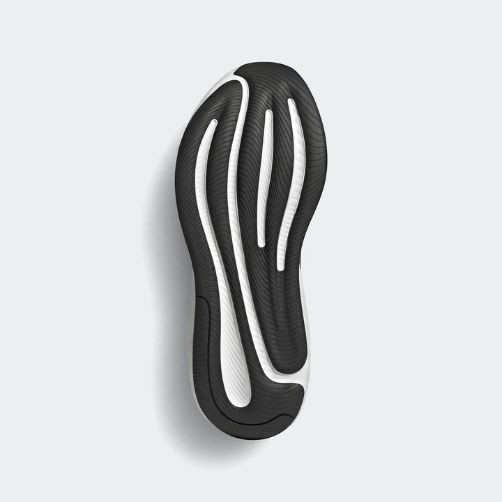 Response 2 Running Shoes sole, featuring a distinctive black and white wavy tread pattern, viewed from the bottom.