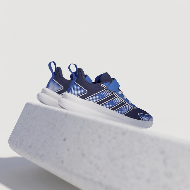 Tensaur Run 4.0 Children's Shoes in navy and blue with white soles, designed for comfort and activity.