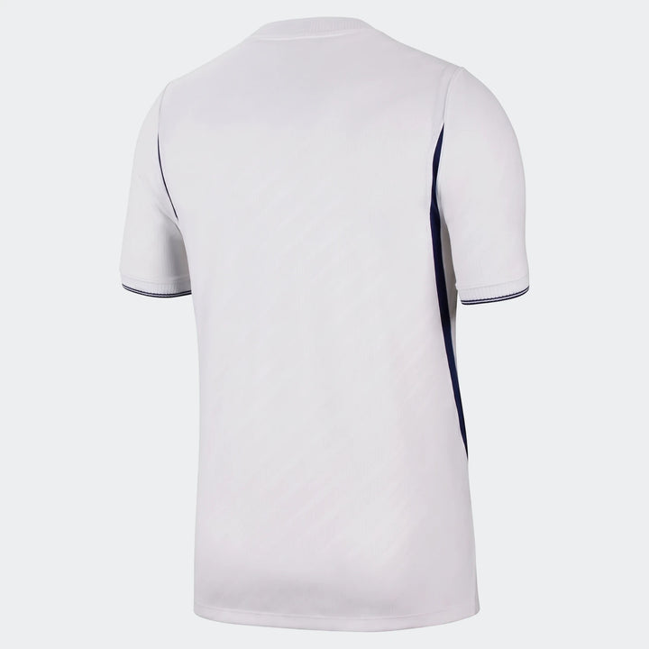 Back view of a white Tottenham Hotspur 2026/27 Stadium Home Men's Nike Dri-Fit Soccer Replica Jersey.